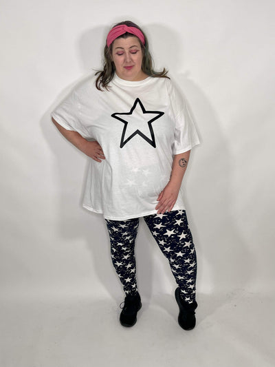 Star Printed Unisex Organic T-Shirt