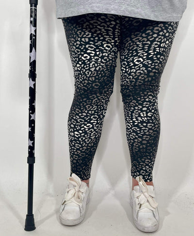 Black Leopard Print Super-soft Leggings