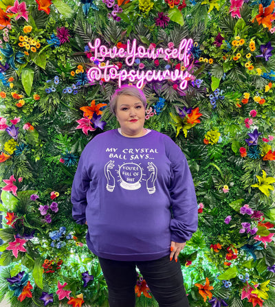 Purple "Crystal Ball” Sweatshirt