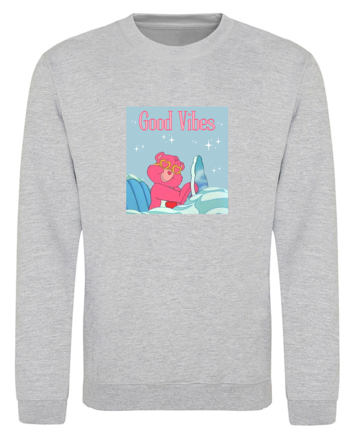 Light Grey "Good Vibes" Sweatshirt