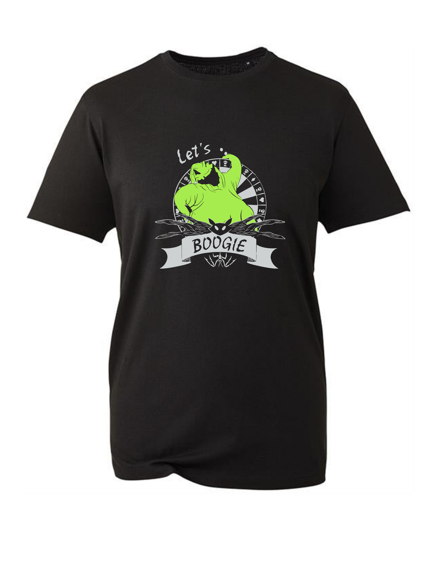 Black "Let's Boogie" Unisex Organic T-Shirt