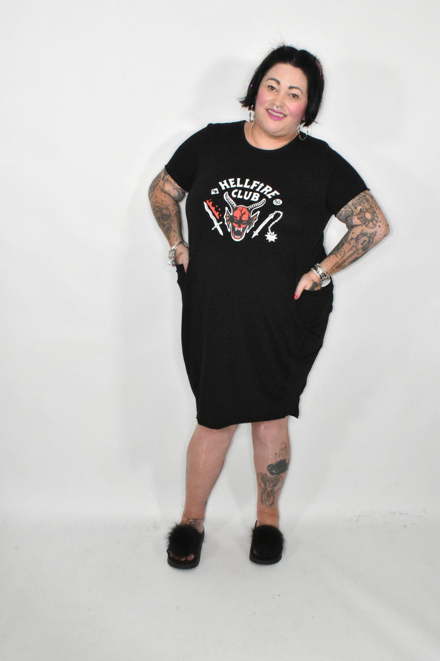 » Styling A Plus Size T-Shirt Dress With Topsy Curvy