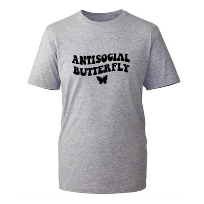 “Antisocial Butterfly" Unisex Organic T-Shirt