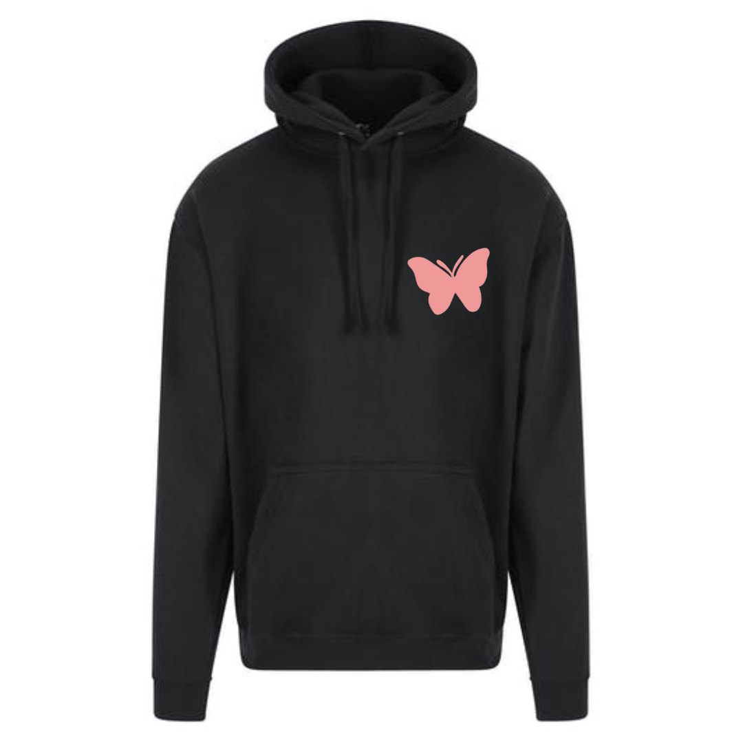 Front & Back Printed "Antisocial Butterfly” Unisex Hoodie