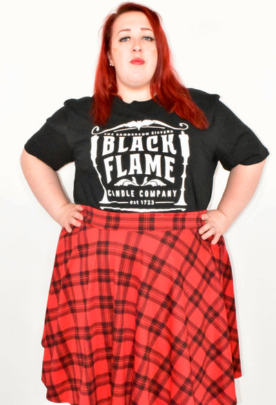 "Black Flame Candle Company” Unisex Slogan T-Shirt