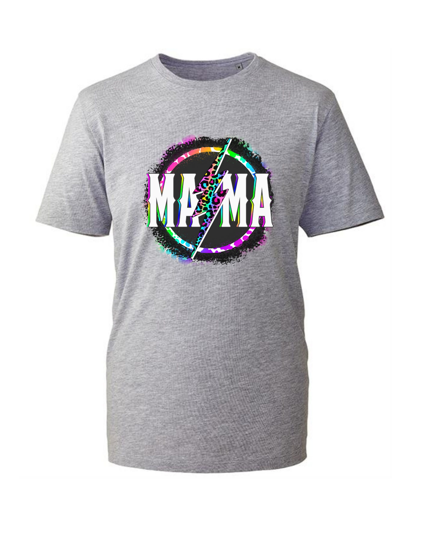 Light Grey "Mama" Rock Unisex Organic T-Shirt