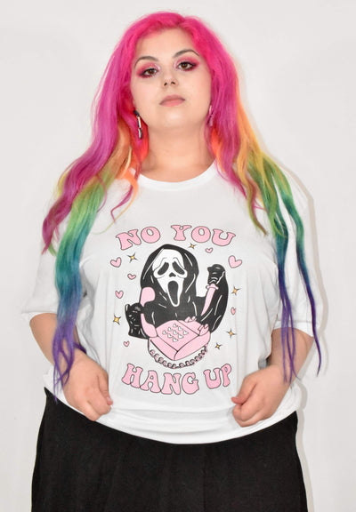 Scream "No You Hang Up" Unisex Organic T-Shirt