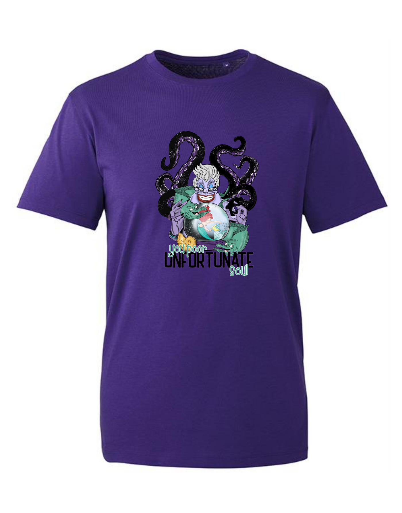 Purple "Unfortunate Soul" Unisex Organic T-Shirt