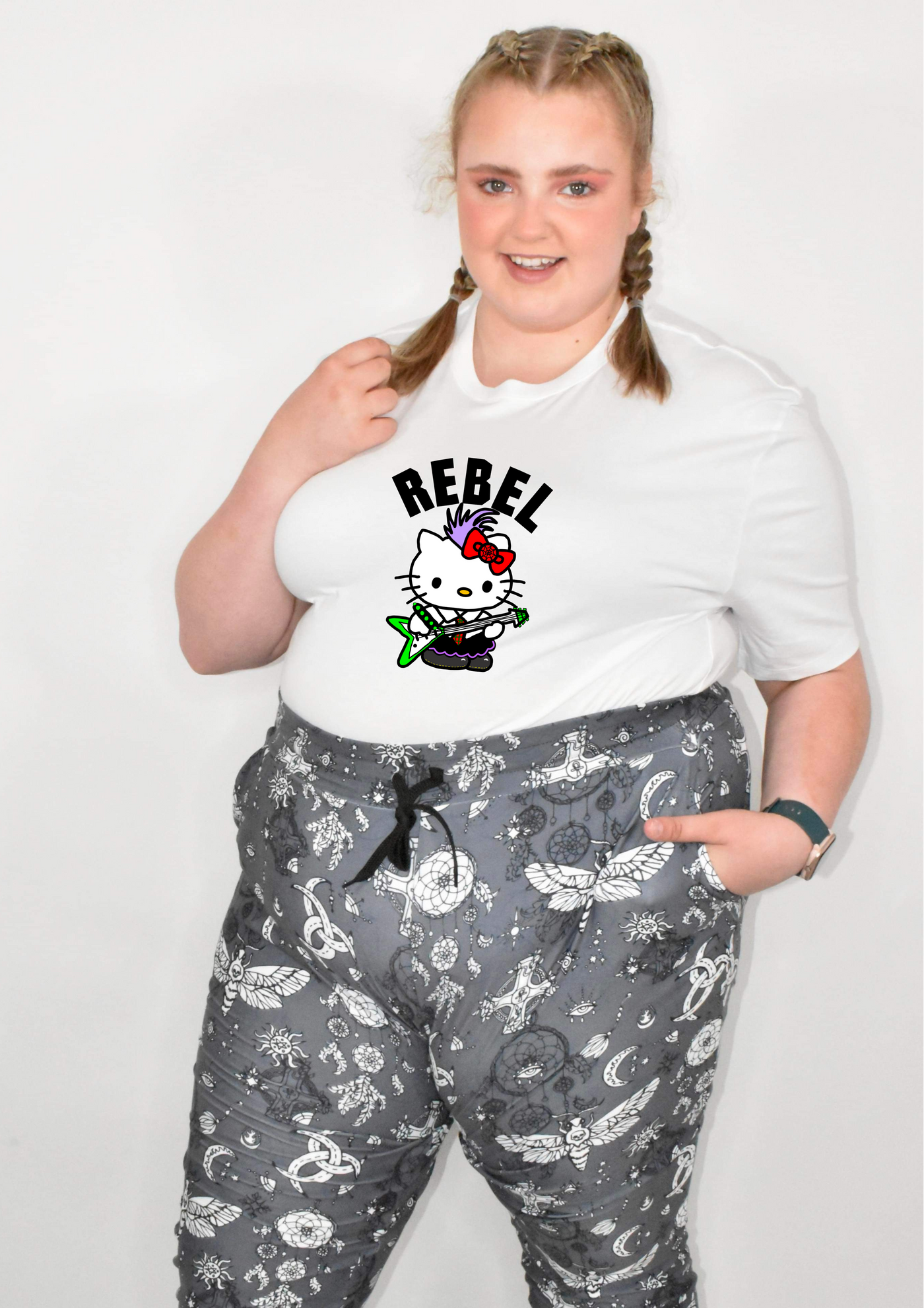 "Rebel” Kitty Unisex Organic T-Shirt