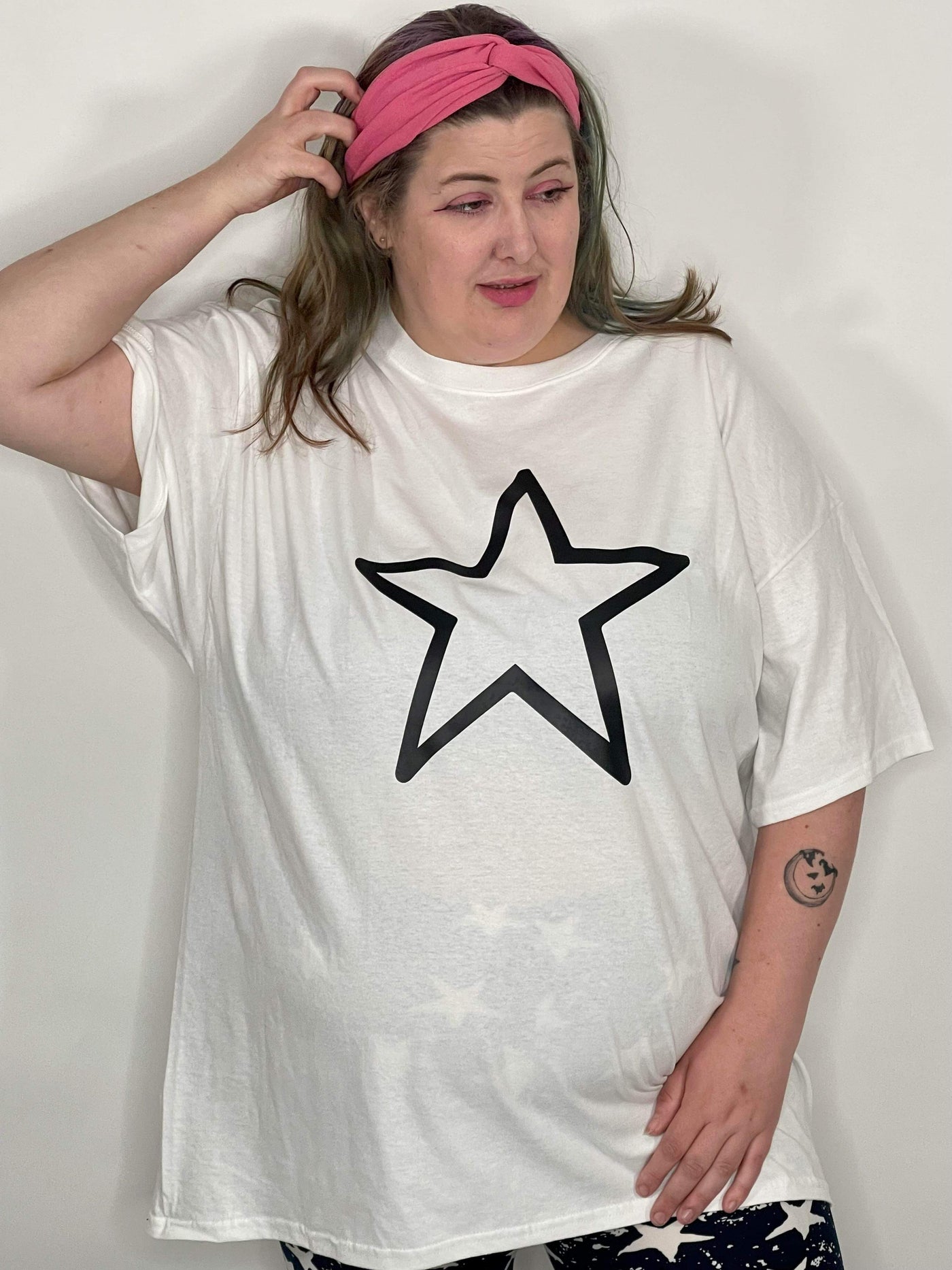 "Star Printed" Unisex Organic T-Shirt