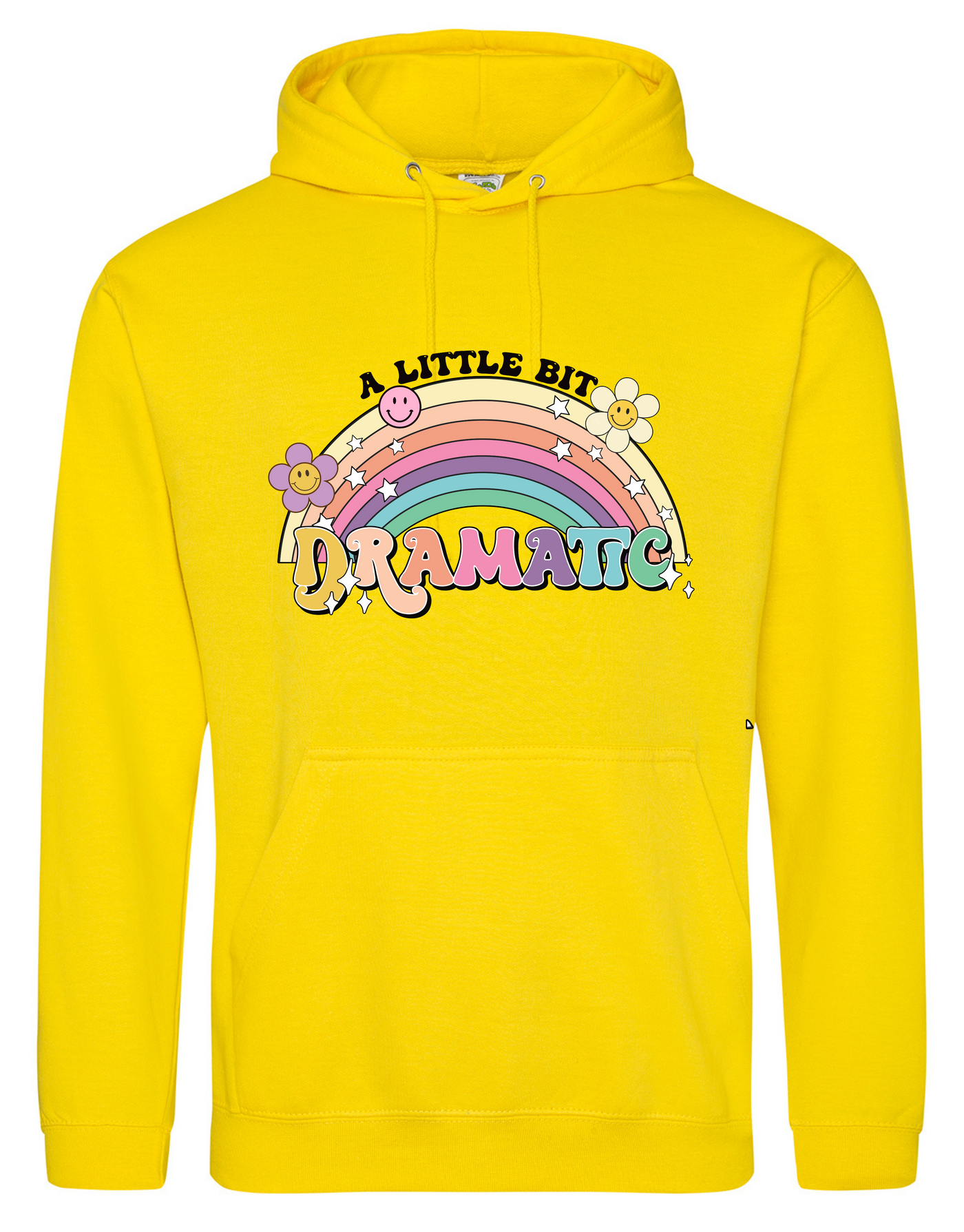 Yellow "A Little Dramatic" Standard Unisex Hoodie