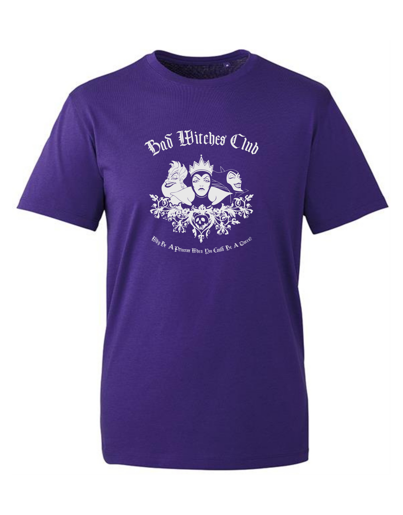 Purple "Bad Witches Club" Unisex Organic T-Shirt