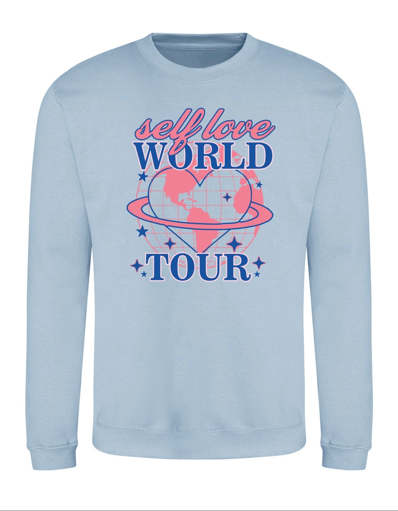 Light Blue "Self Love Tour" Unisex Sweatshirt