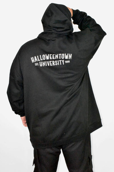 Front & Back Printed "Halloweentown University” Unisex Hoodie