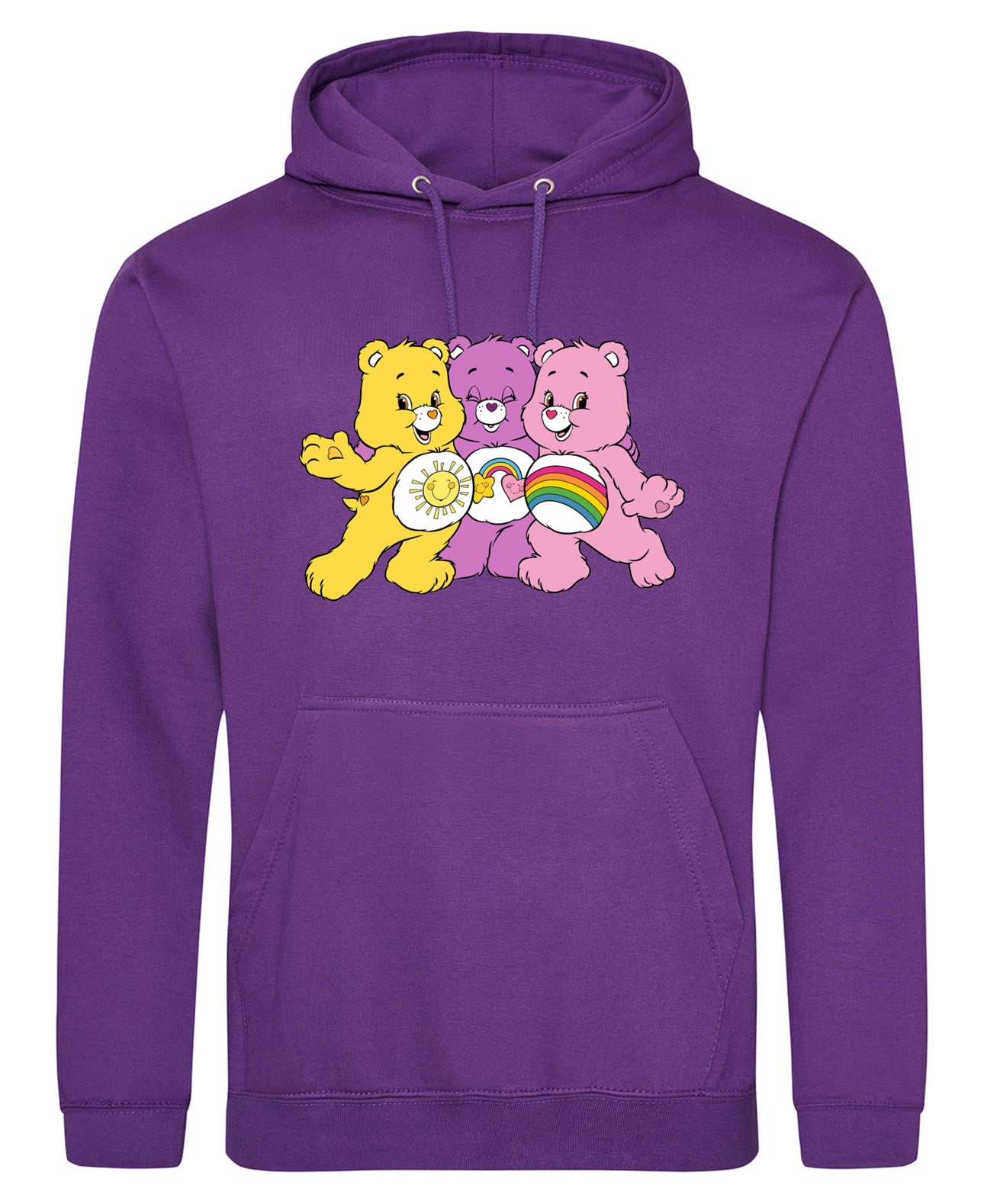 Purple Three Bears Standard Hoodie