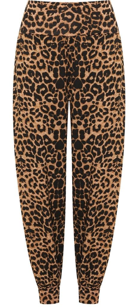 Leopard Print Harem Trousers